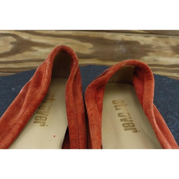 Strover Size 37 M Orange Loafer Shoes Leather Women - Picture 3 of 7